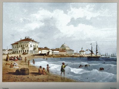 Carlo Bossoli. Yevpatoria by Carlo Bossoli